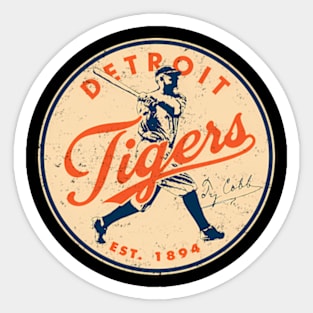 Detroit Tigers 3 By Buck Sticker